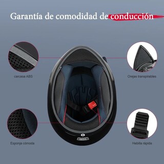 Foto 3 | Casco Certificado Con Bluetooth Oreja De Gato Talla Ch Eo Safe Imports Esi-19998 Negro
