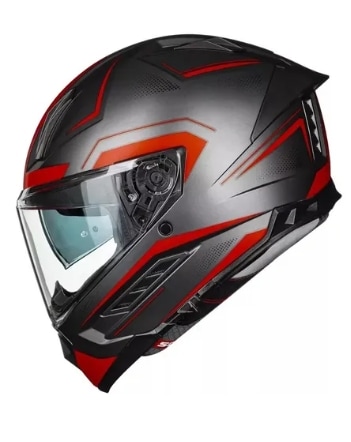 Casco De Moto Ilm Mf568 Rojo Y Negro $2,520