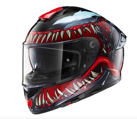 Foto 4 pulgar | Casco De Moto Integral Ilm 861a The Night