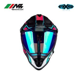 Foto 4 | Casco Para Motocicleta Axs Beretta Azul
