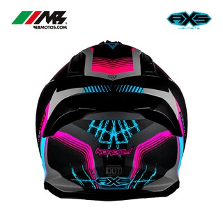 Foto 2 | Casco Para Motocicleta Axs Performance Nordica Azul