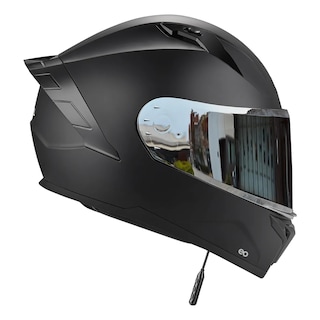 Foto 1 | Casco Integral Para Moto Certificado Dot Luz Led Bluetooth Talla: S Eo Safe Imports Esi-20911 Negro