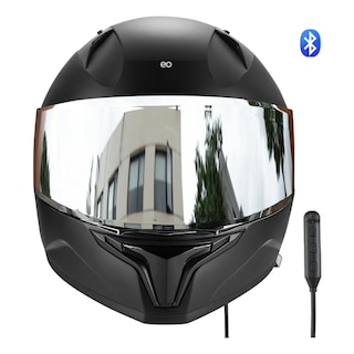 Foto 2 | Casco Integral Para Moto Certificado Dot Luz Led Bluetooth Talla: S Eo Safe Imports Esi-20911 Negro