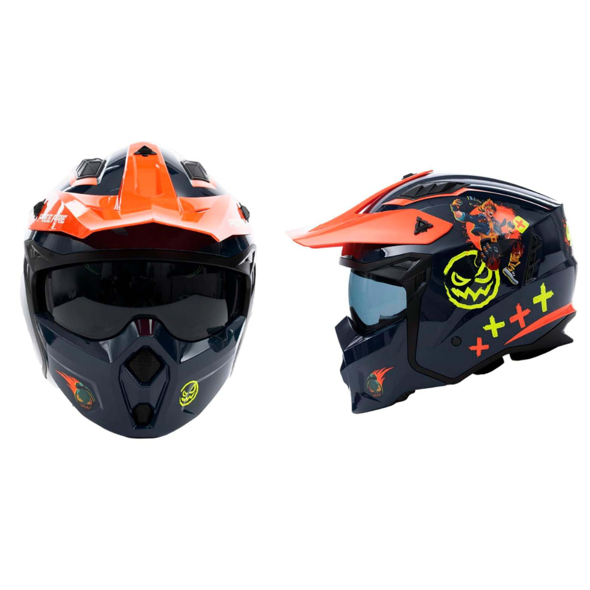 Foto 4 pulgar | Casco Para Motocicleta  Casco Integral Abatible Con Certificación Ece  Hombres Y Mujeres  Bluelander