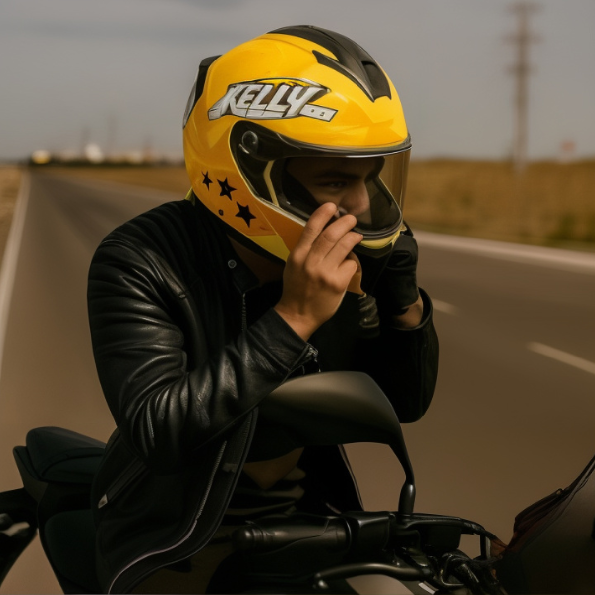 Foto 5 | Casco Para Motocicleta  Casco Integral Abatible Con Certificación Ece  Hombres Y Mujeres  Bluelander