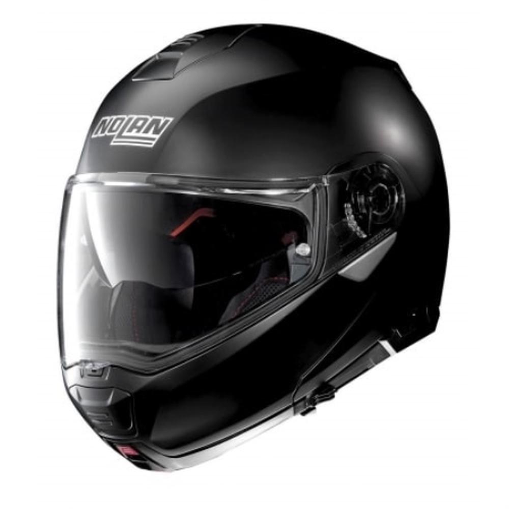 Casco para Moto Nolan N100-5 Classic color Negro Abatible Talla M