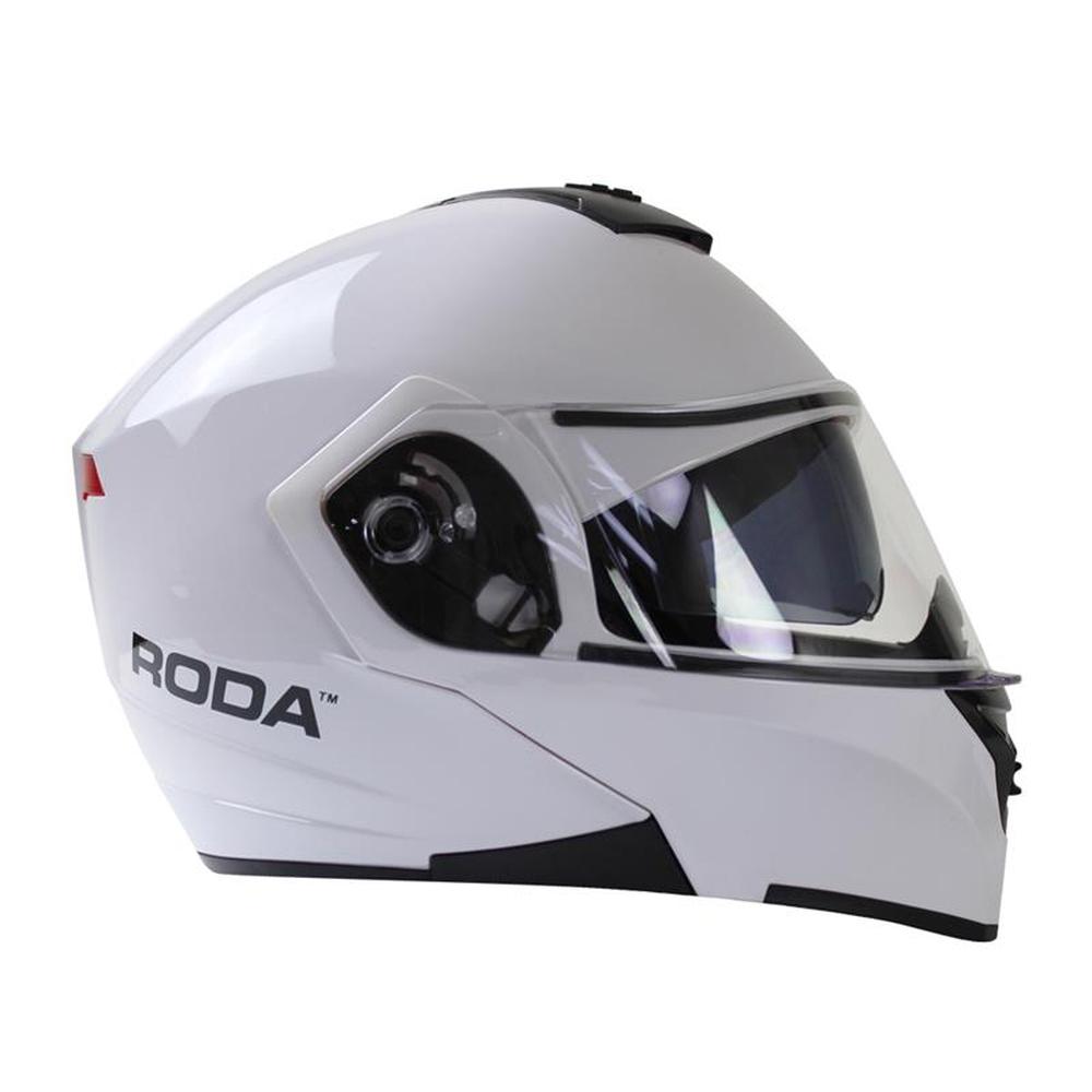 Casco Roda Luminar Blanco C/led Abatible Svs Blanco