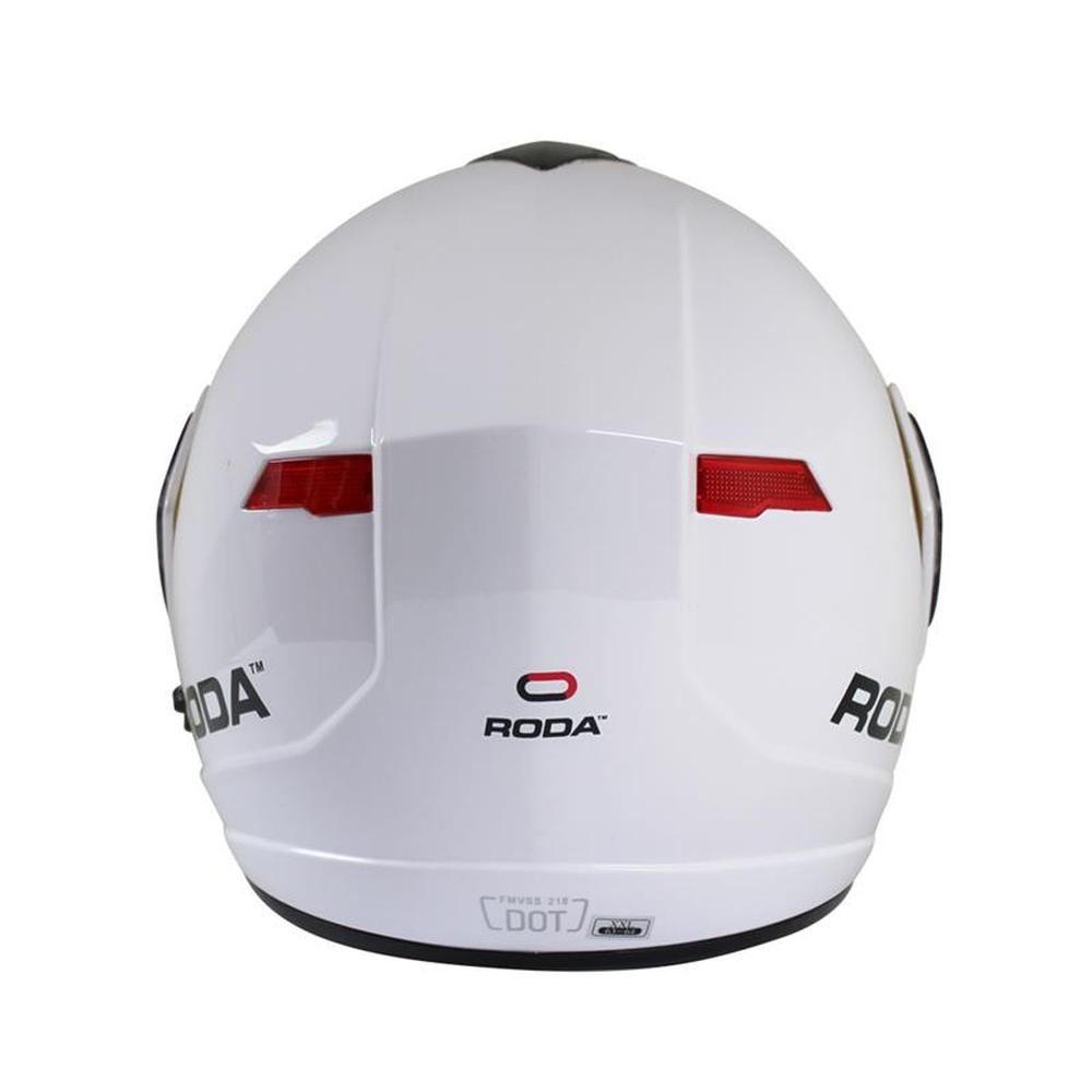 Foto 5 pulgar | Casco Roda Luminar Blanco C/led Abatible Svs Blanco