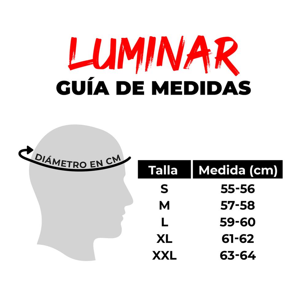 Foto 6 pulgar | Casco Roda Luminar Negro Mate C/led Abatible Svs Multicolor