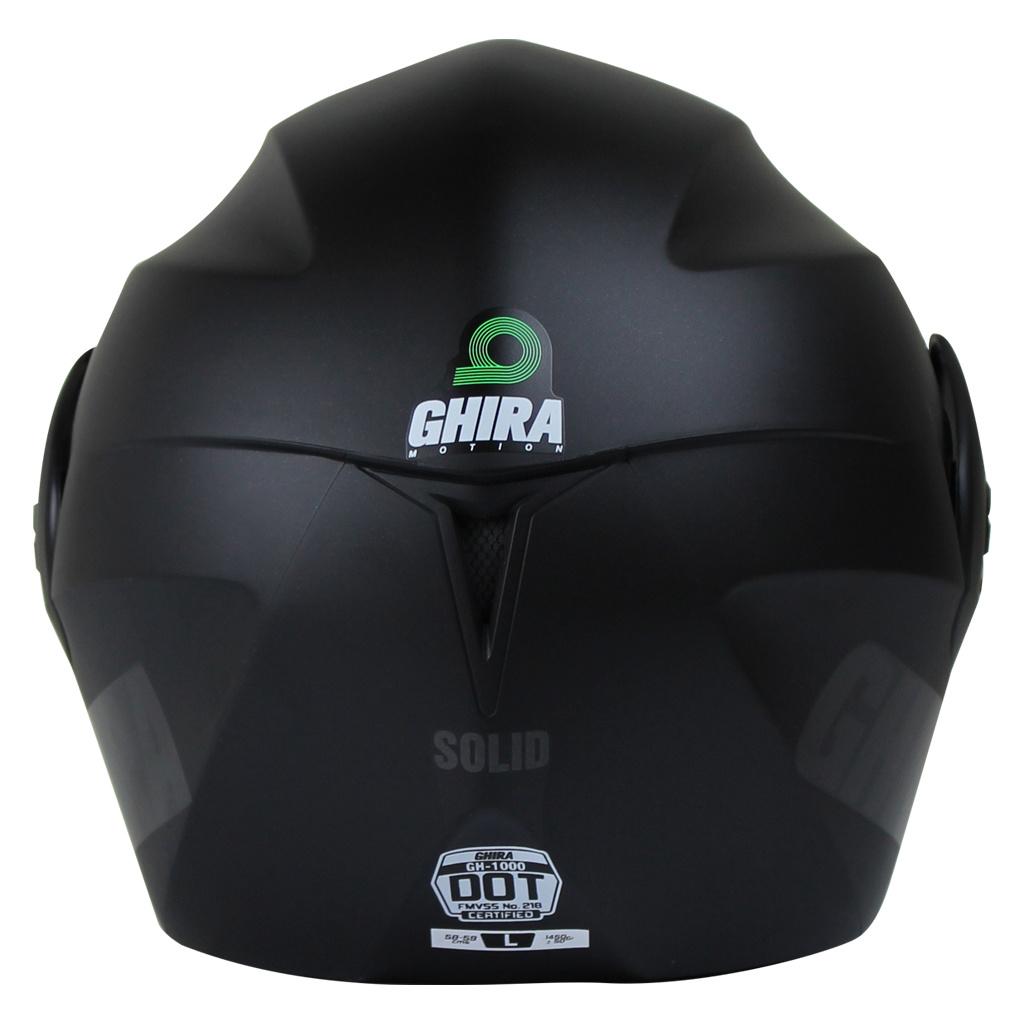 Foto 3 pulgar | Casco Ghira Gh1000 Negro Mate Abatible Svs