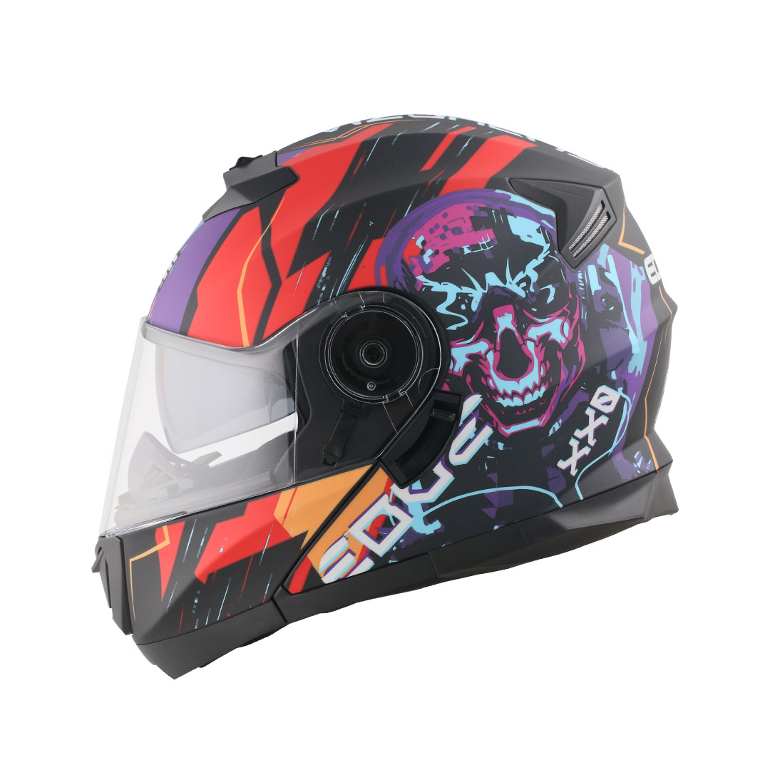 Foto 3 pulgar | Casco Abatible Edge Euforia Multicolor Talla M