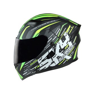 Foto 1 | Casco Abatible para Motocilista Edge Skybreaker Gris con Verde Certificado Dot Talla XXL