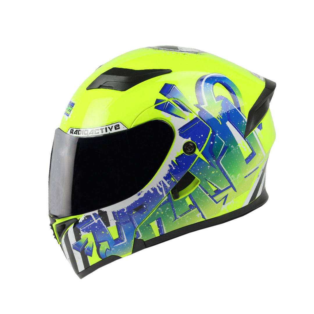 Foto 3 pulgar | Casco Edge Uranio color Verde Talla M para Motociclista