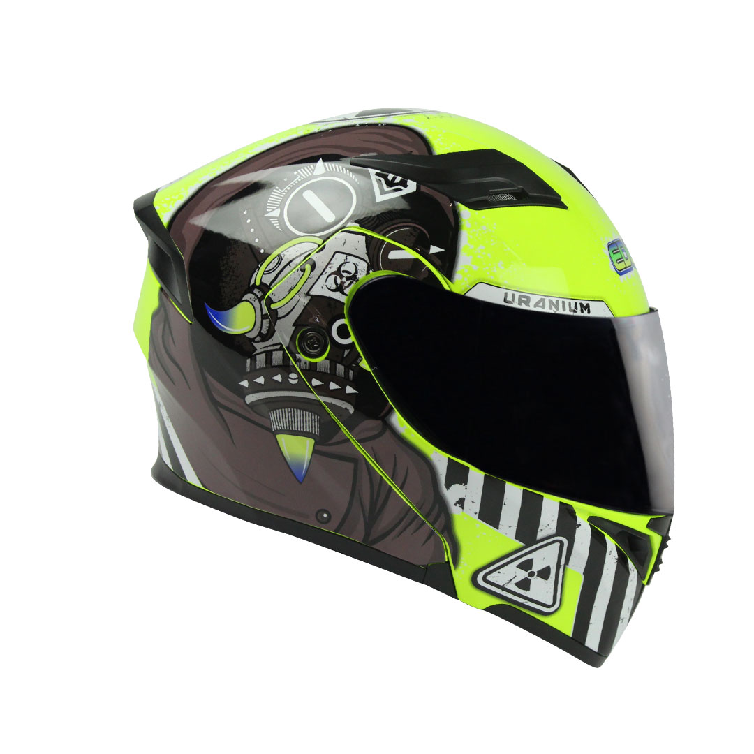 Foto 6 pulgar | Casco Edge Uranio color Verde Talla M para Motociclista