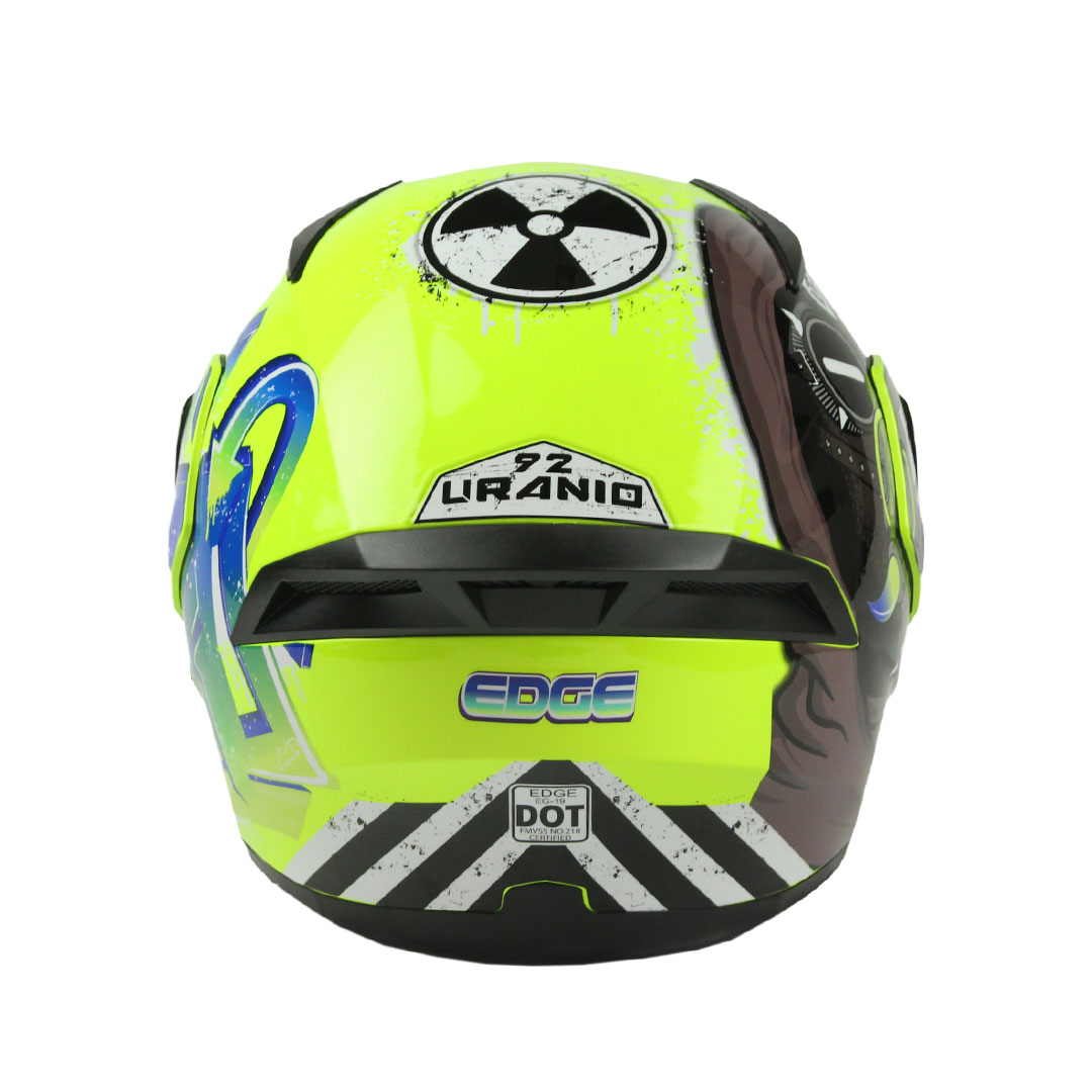 Foto 6 | Casco Edge Uranio color Verde Talla M para Motociclista
