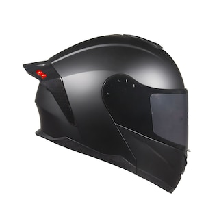 Foto 6 | Casco Abatible para Moto Edge Helmets Oficial Boston Negro Certificado Dot