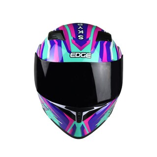 Foto 2 | Casco Edge Skybreaker color Azul Talla M para Motociclista