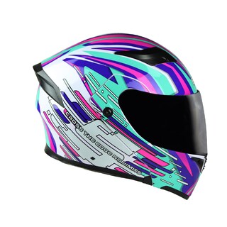Foto 4 | Casco Edge Skybreaker color Azul Talla M para Motociclista
