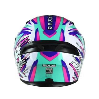 Foto 5 | Casco Edge Skybreaker color Azul Talla M para Motociclista