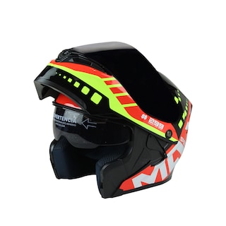 Foto 3 | Casco Edge Max Speed color Amarillo Talla L para Motociclista