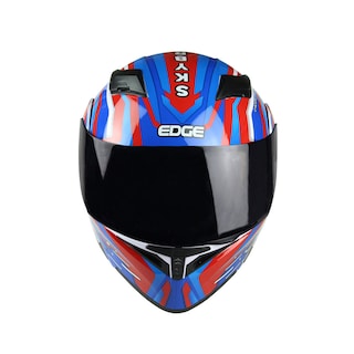 Foto 2 | Casco Edge Skybreaker color Azul Talla Xxl para Motociclista