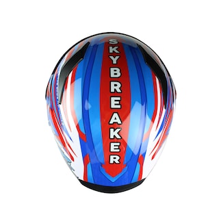 Foto 3 | Casco Edge Skybreaker color Azul Talla Xxl para Motociclista