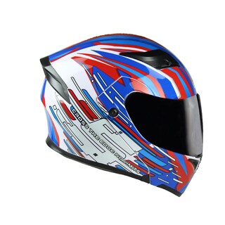 Foto 4 | Casco Edge Skybreaker color Azul Talla Xxl para Motociclista