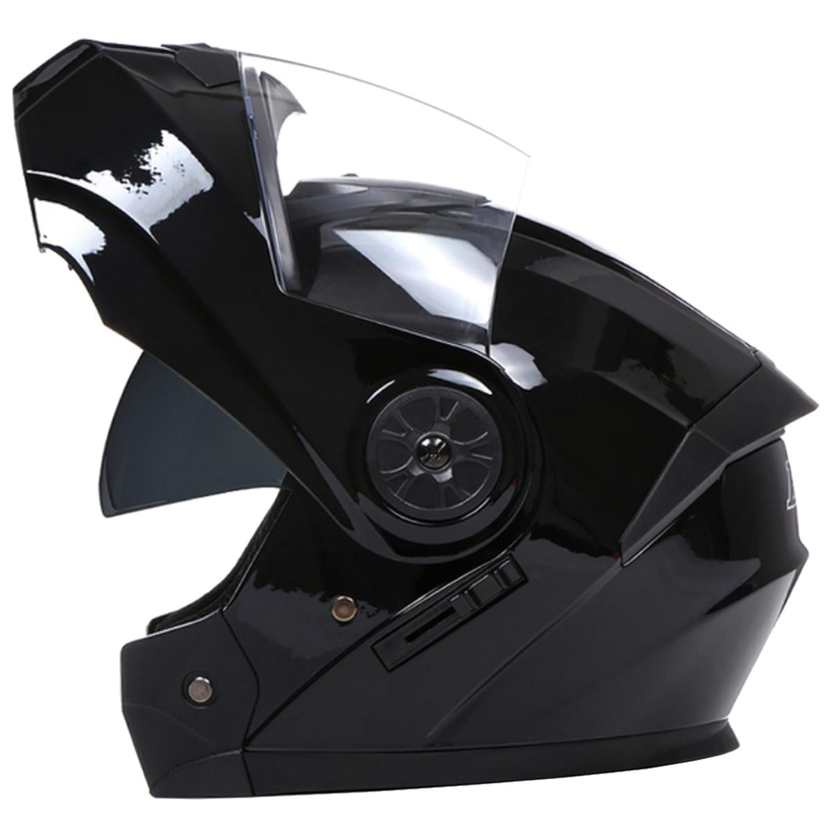 Casco Motociclista Seguro Mxbln-002 1pza color Negro Talla M Abatible $2,535