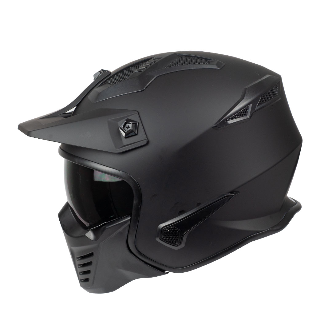 Foto 3 pulgar | Casco Edge Helmets color Negro Talla L para Motociclista