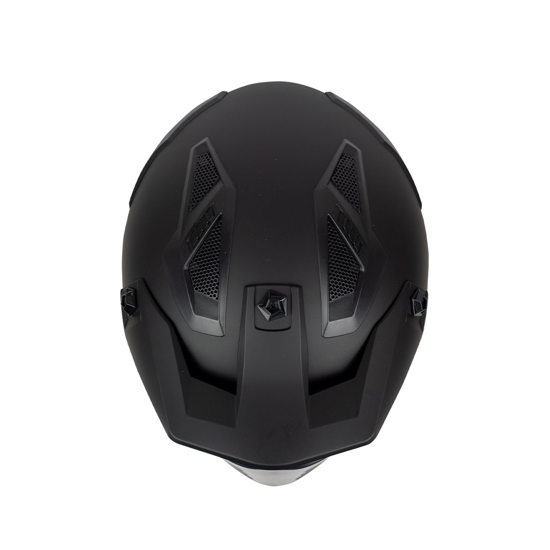 Foto 5 pulgar | Casco Edge Helmets color Negro Talla L para Motociclista