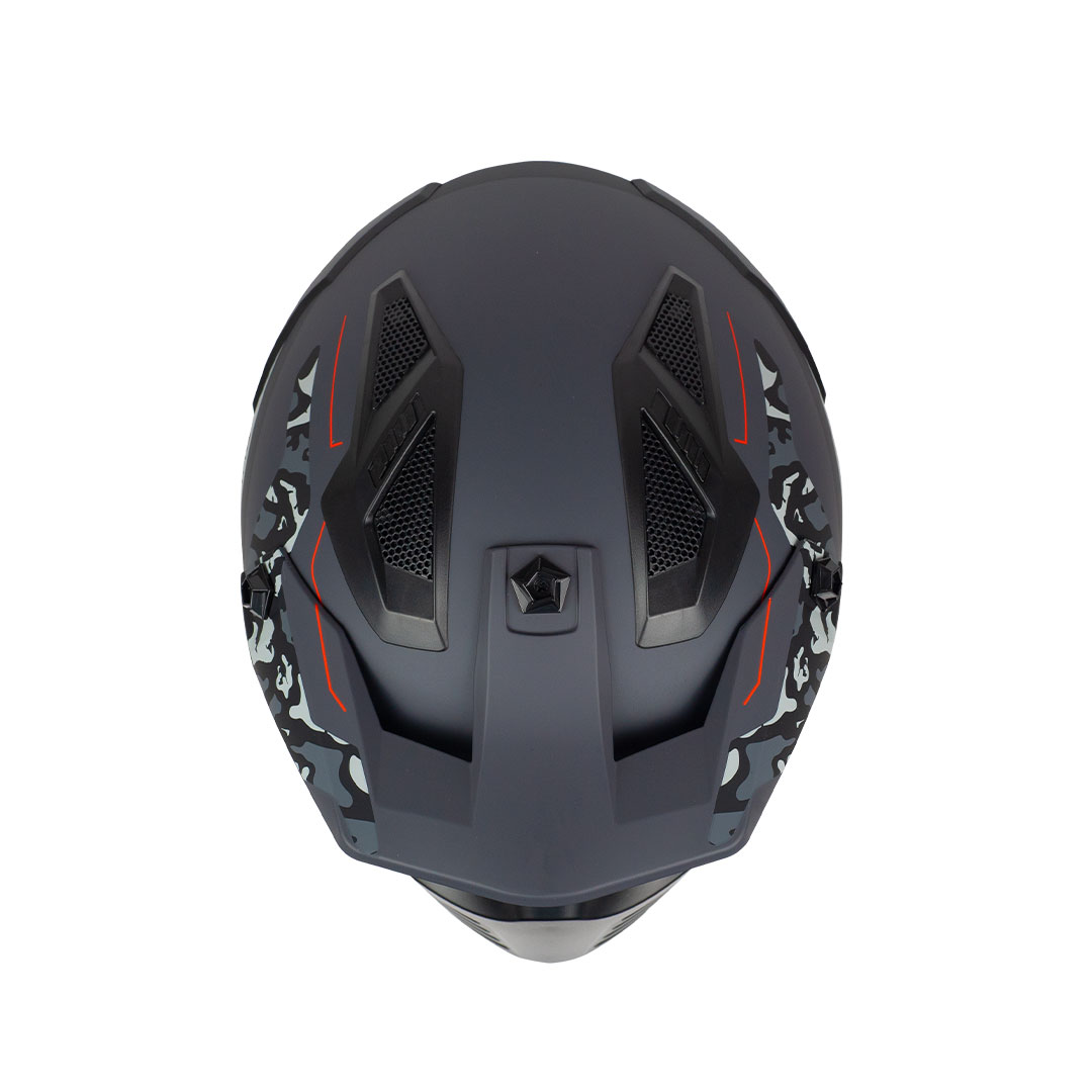 Foto 5 pulgar | Casco Edge Helmets color Negro Talla L para Motociclista