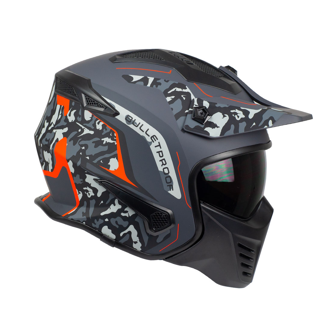 Foto 6 pulgar | Casco Edge Helmets color Negro Talla L para Motociclista
