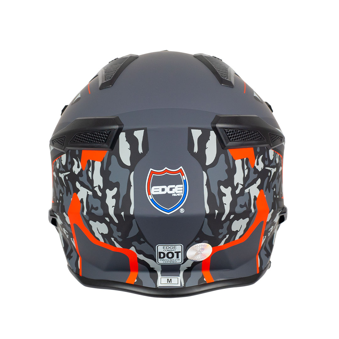 Foto 7 pulgar | Casco Edge Helmets color Negro Talla L para Motociclista