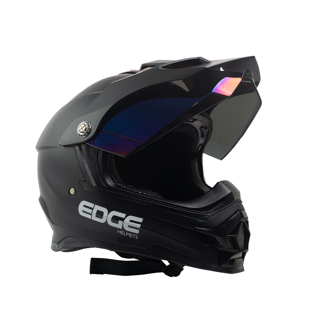 Foto 4 | Casco Edge Helmets color Negro Talla M para Motociclista