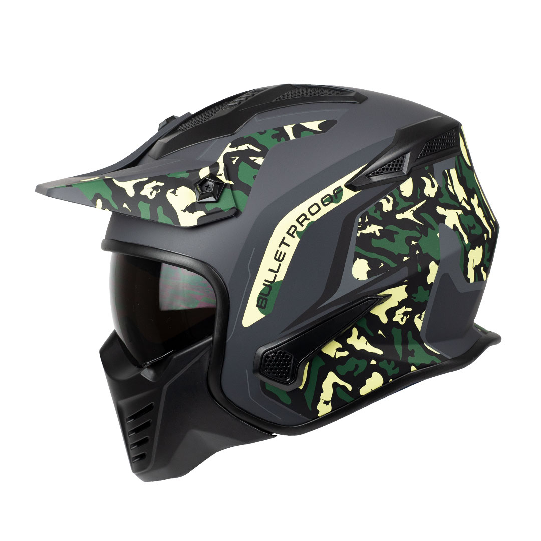 Foto 3 pulgar | Casco Edge Helmets color Negro Talla L para Motociclista
