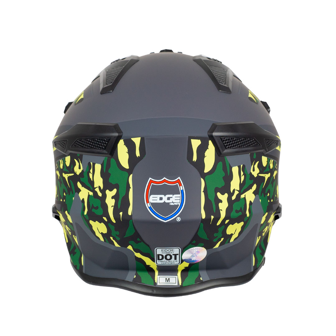 Foto 6 pulgar | Casco Edge Helmets color Negro Talla L para Motociclista