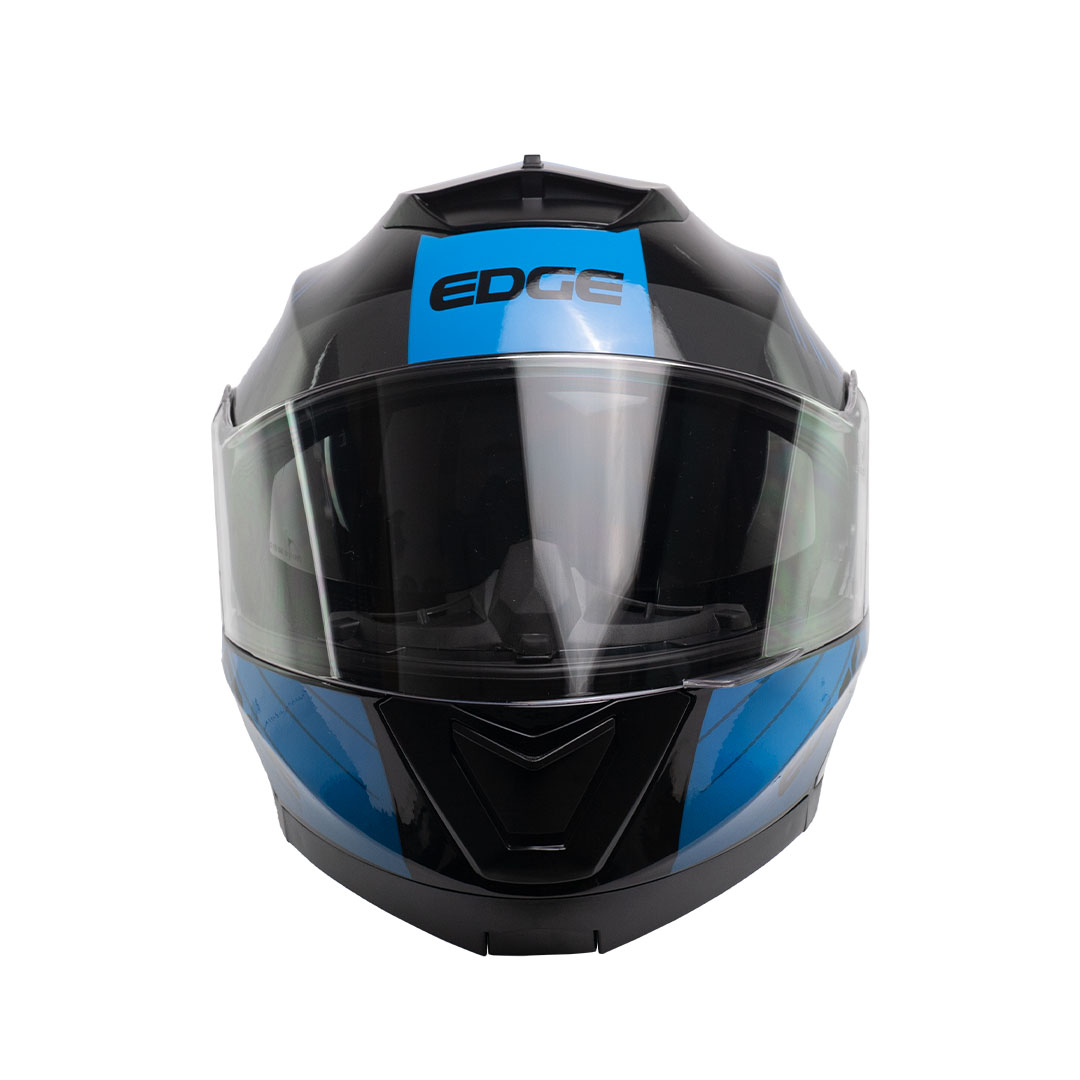Foto 5 pulgar | Casco Abatible Edge Helmets Oficial Jet 2 Mx-7 Azul Certificado Dot Moto