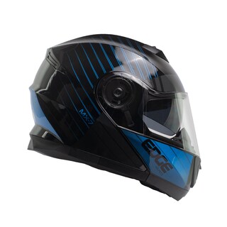 Foto 6 | Casco Abatible Edge Helmets Oficial Jet 2 Mx-7 Azul Certificado Dot Moto