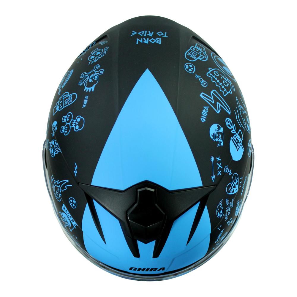 Foto 5 | Casco Ghira Gh1000pro Azul para Motociclista