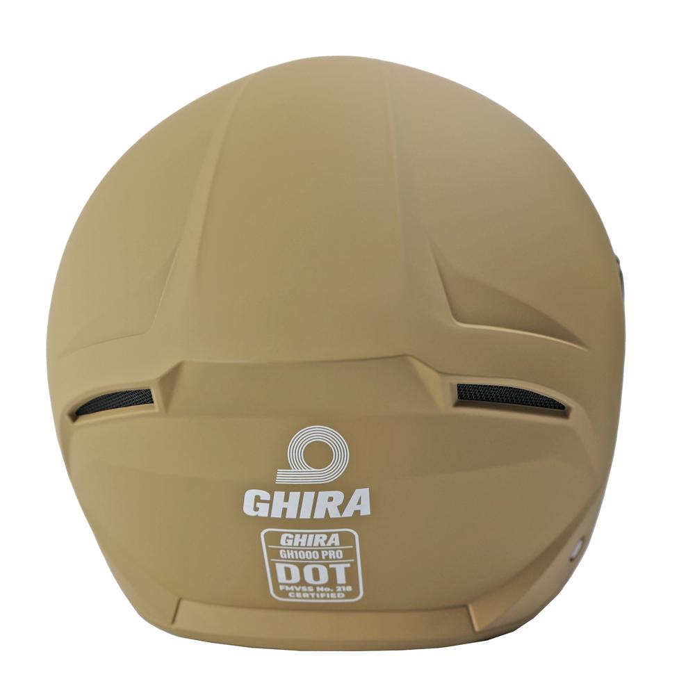 Foto 5 pulgar | Casco Ghira Arena Mate Mica Humo Abatible para Motociclista