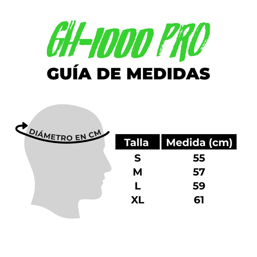 Foto 7 pulgar | Casco Ghira Gh1000pro Azul Mate Gamer Continue Abatible Svs Azul