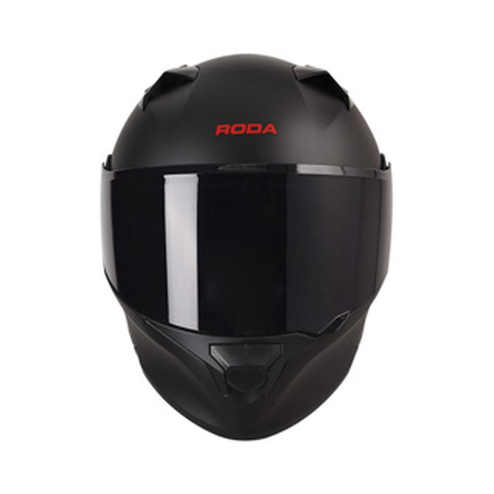 Foto 2 | Casco Roda Rush Negro Mate Logo Rojo Mica Humo Abatible SVS Negro