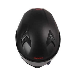 Foto 4 | Casco Roda Rush Negro Mate Logo Rojo Mica Humo Abatible SVS Negro