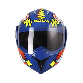 Foto 4 | Casco Roda Kids Azul Ware Abatible Svs Azul
