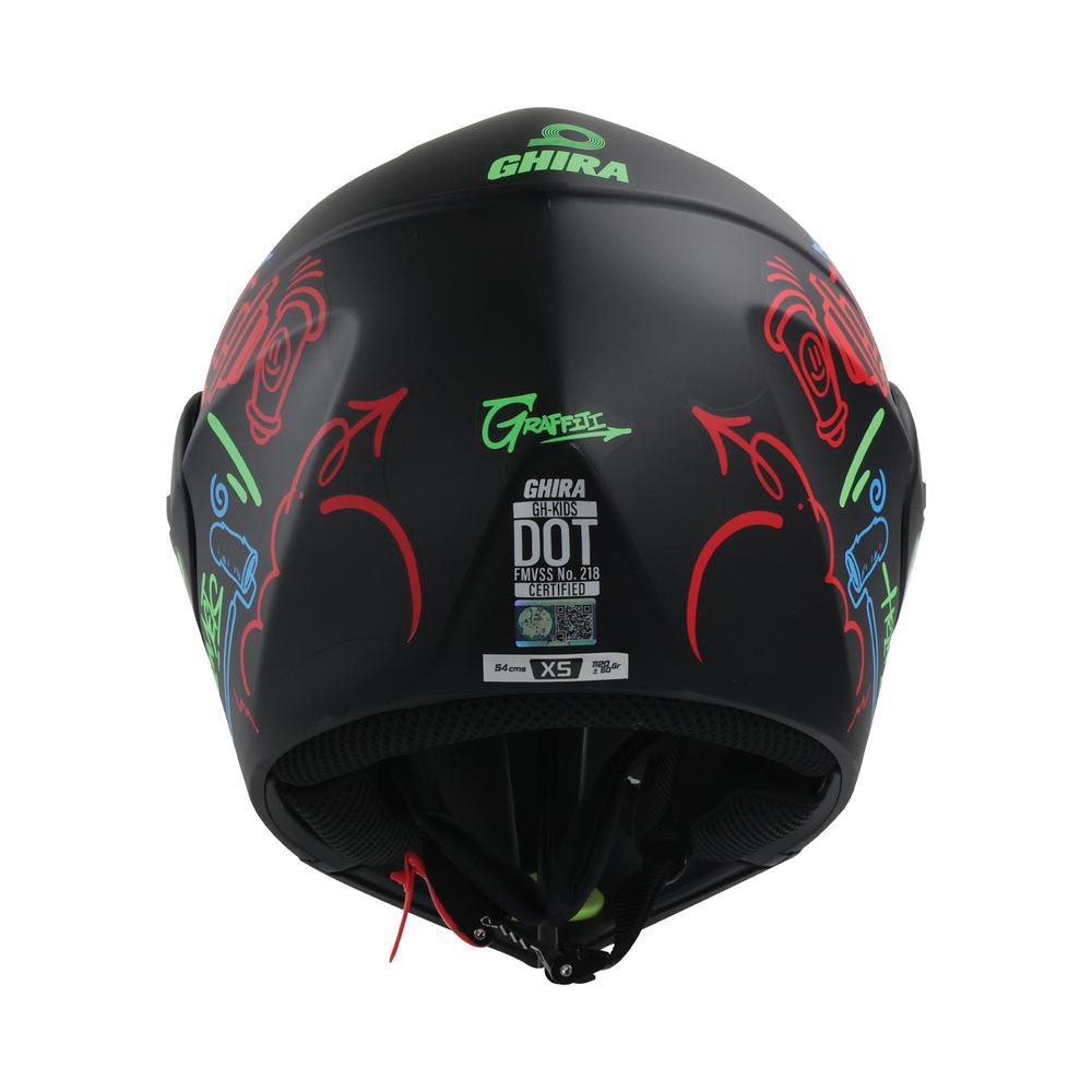 Foto 5 | Casco Ghira Gh-kids Multicolor Mate Graffiti Abatible Svs