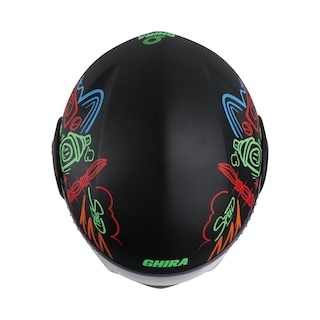 Foto 6 | Casco Ghira Gh-kids Multicolor Mate Graffiti Abatible Svs