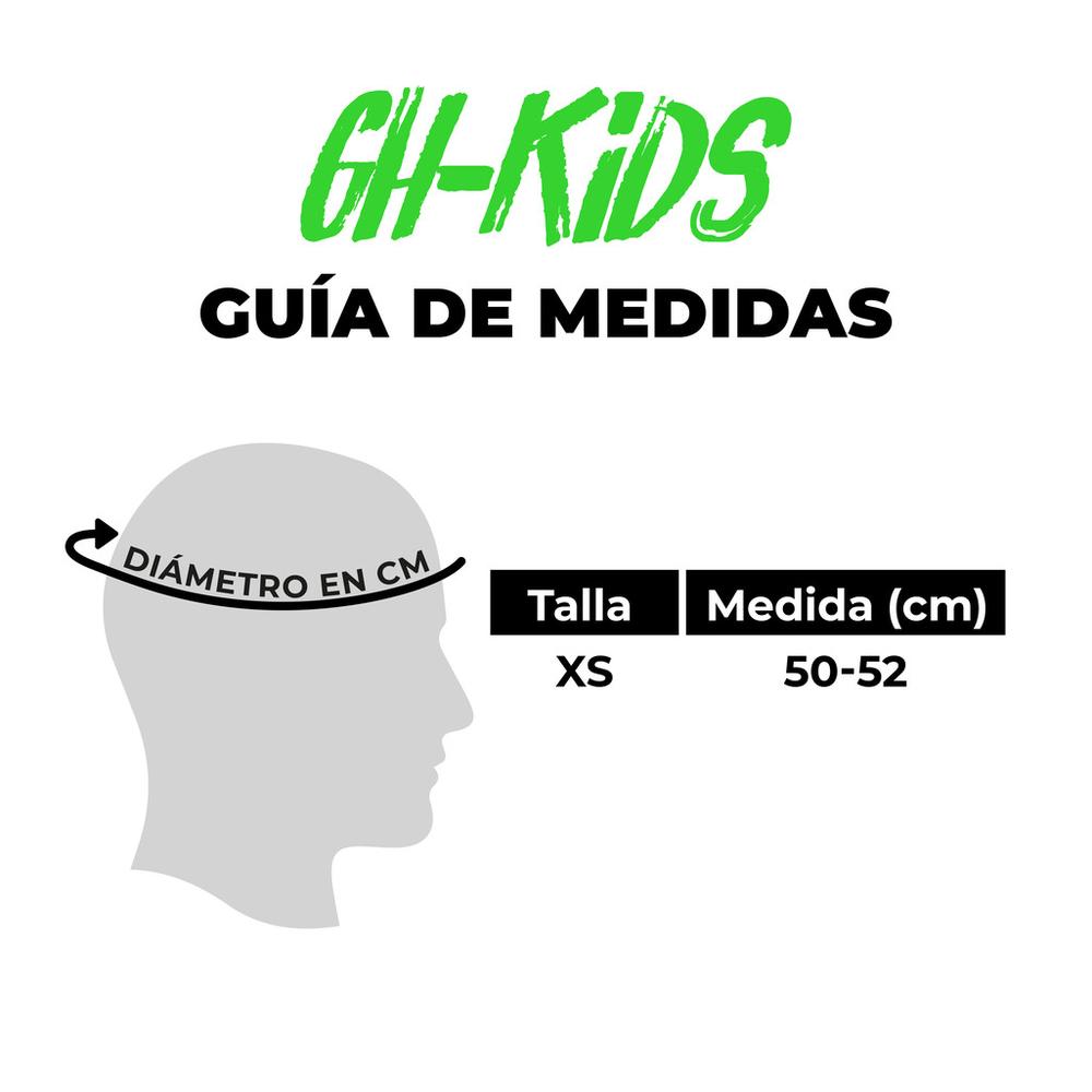 Foto 8 pulgar | Casco Ghira Gh-kids Multicolor Mate Graffiti Abatible Svs