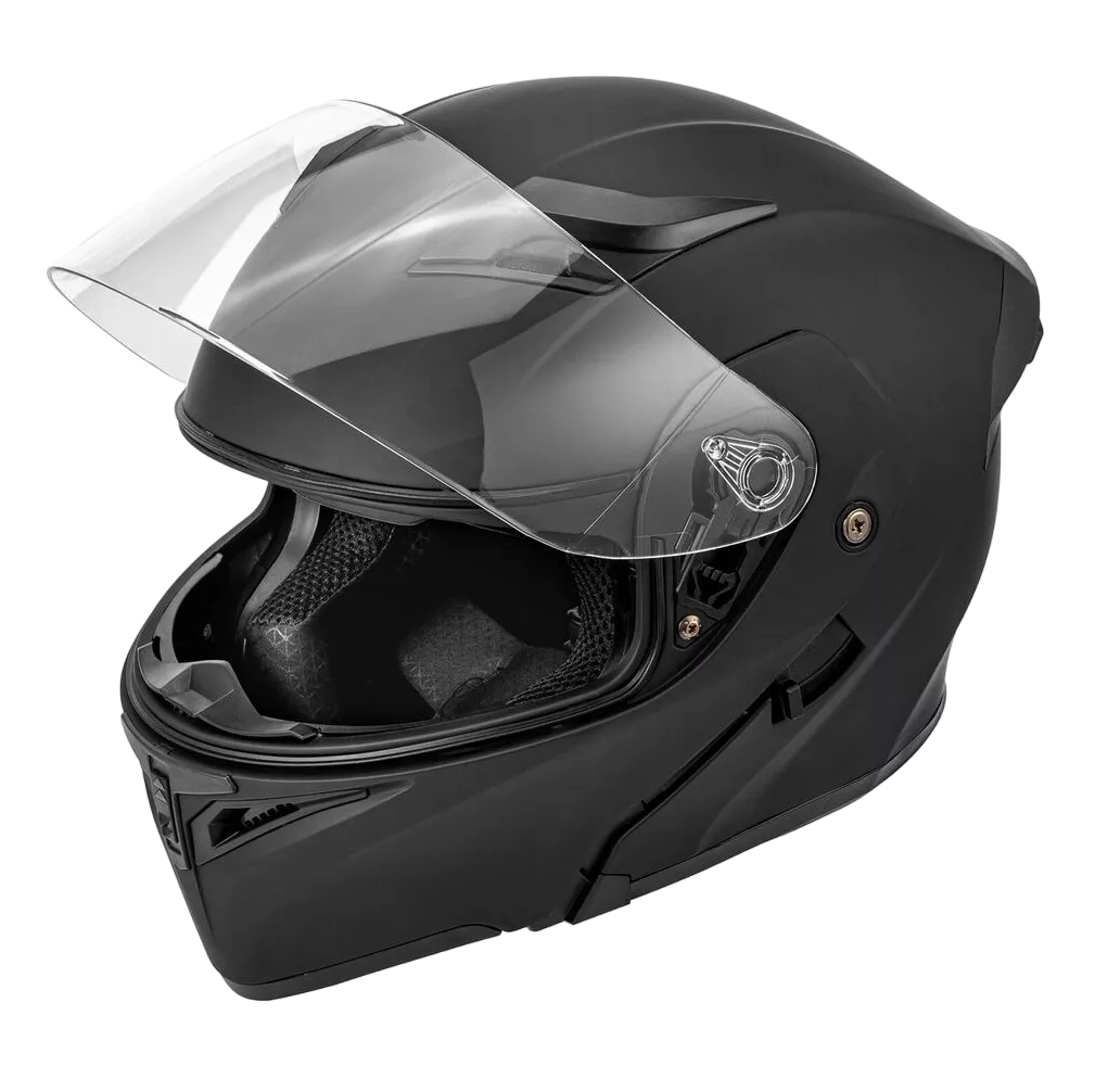 Foto 2 pulgar | Casco con Luz Led Belug Negro Talla Xxl para Motociclista