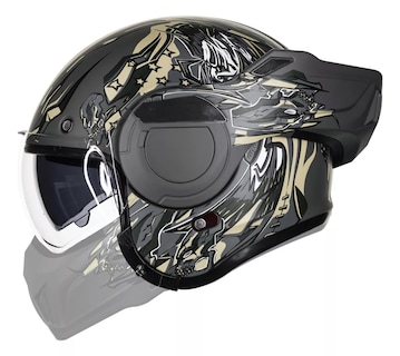 Foto 2 | Casco Modular Para Moto Ilm B707 Army