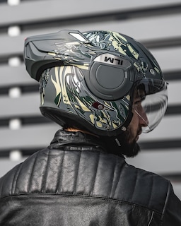 Foto 4 | Casco Modular Para Moto Ilm B707 Army